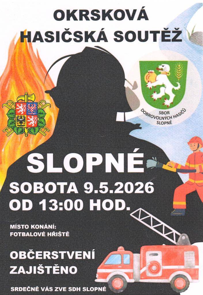 9.5.2026, od 13:00, Slopné