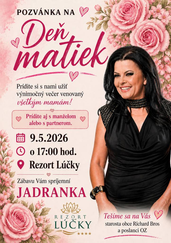 Pozvánka na Deň matiek