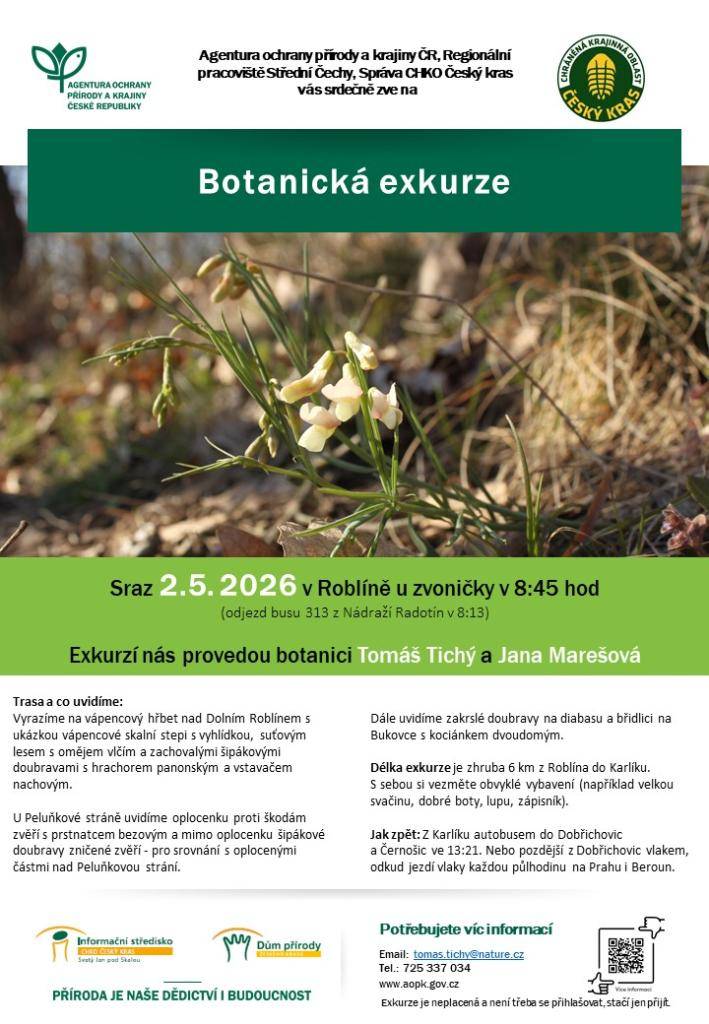 Pozvání - Botanická exkurze