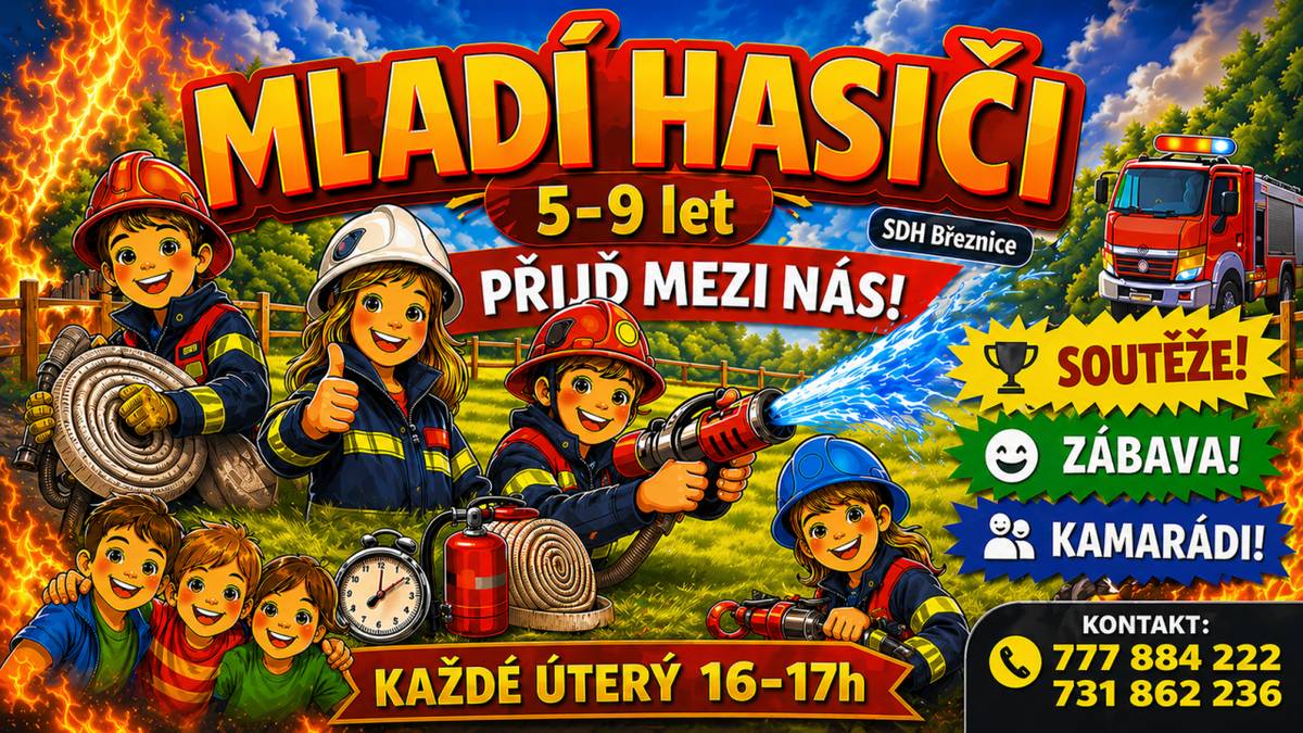 Mladí hasiči zvou mezi sebe další kamarády se zájmem nejenom o dobrou partu :-)