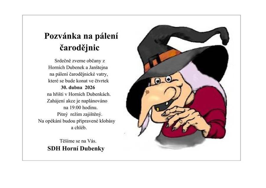 Zítra v 19 hodin na hřišti u Drápalova rybníku.  Jakou vatru asi letos naši hasiči přichystali?