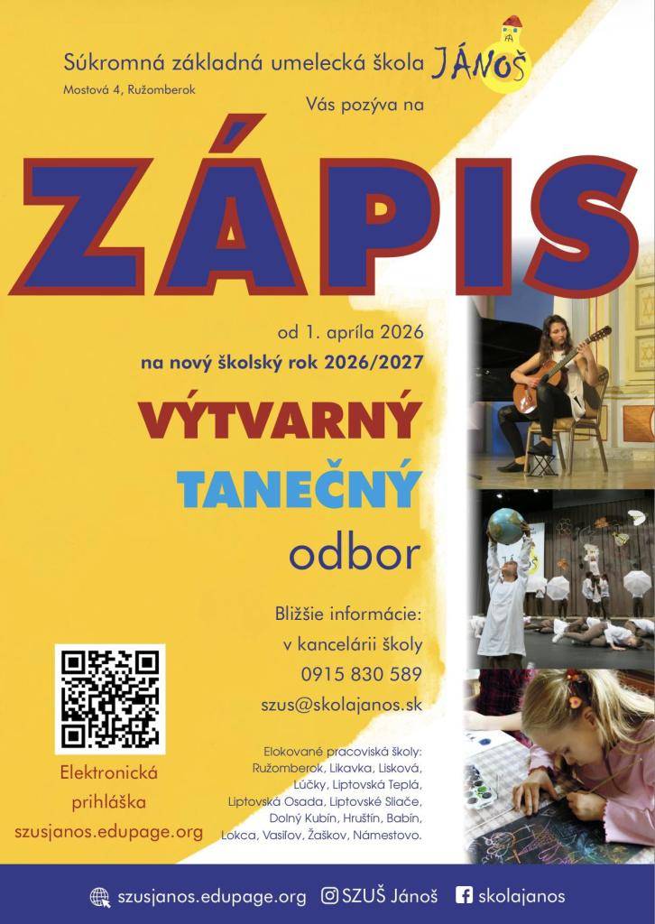 Súkromná základná umelecká škola Jánoš