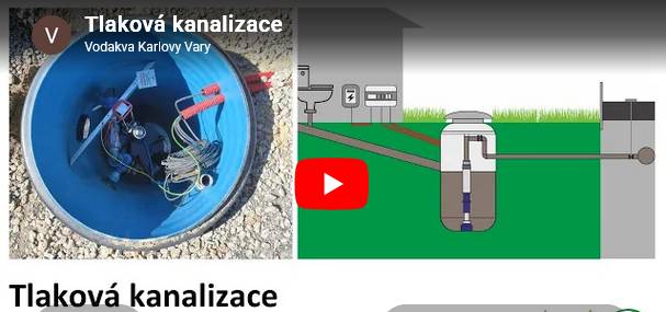 informace k tlakové kanalizaci