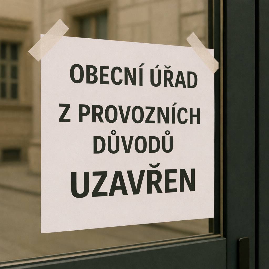 Z provozních důvodů bude Obecní úřad Zbyslavice od 4. do 7. května 2026 uzavřen.
