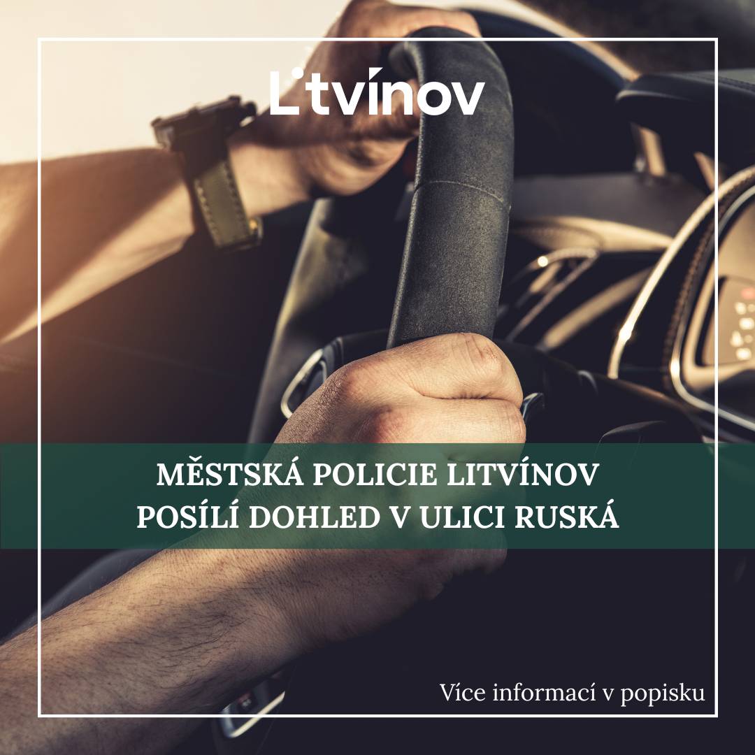 Městská policie Litvínov informuje, že v reakci na podněty občanů připravuje opatření zaměřená na častější kontroly rychlosti vozidel a dohled nad dodržováním ostatních dopravních předpisů v ulici Ruská.