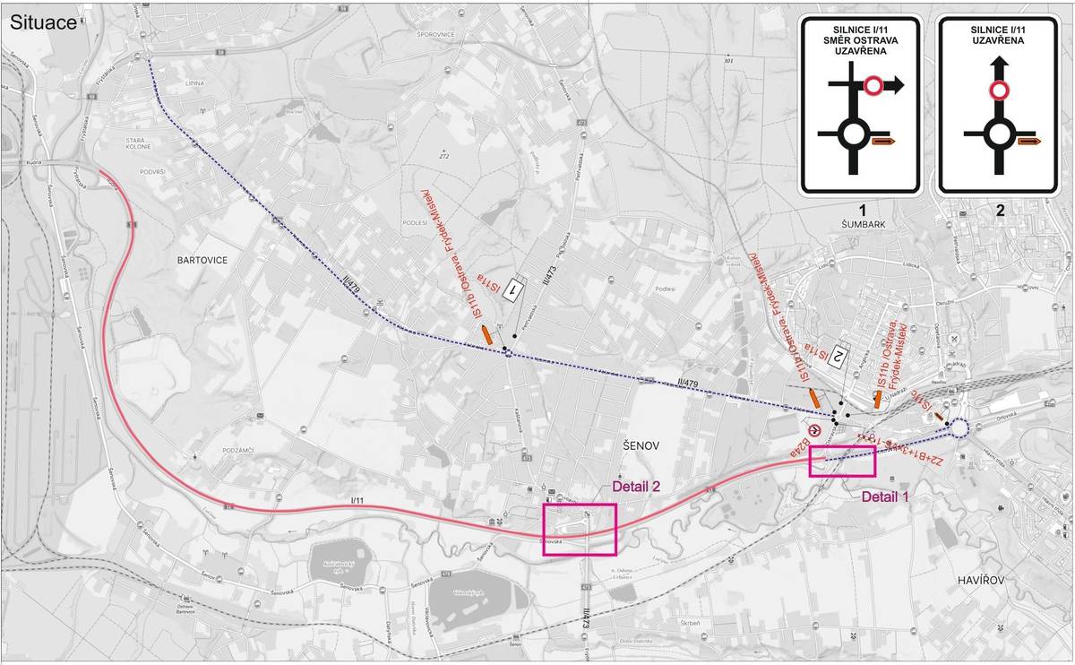 V sobotu 2. května 2026 projede úsekem Havířov – Ostrava - Havířov třetí etapa cyklistického závodu Gracia Orlová po silnici I/11 (Rudná). V této souvislosti bude od 7:00 do 14:00 hodin uzavřena silnice I/11 v úseku od křížení s I/59 po křížení s II/479 (viz mapka). Prosíme řidiče o zvýšenou opatrnost, respektování pokynů policie a pořadatelů a využití alternativních tras. Závod Gracia Orlová patří mezi nejvýznamnější etapové podniky ženské silniční cyklistiky a každoročně přivádí špičkové závodnice z celého světa. Děkujeme za pochopení!