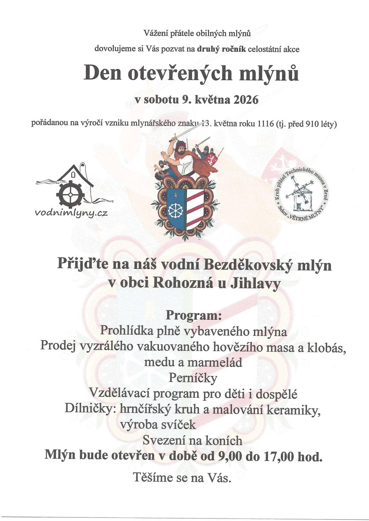 Den otevřených mlýnů
