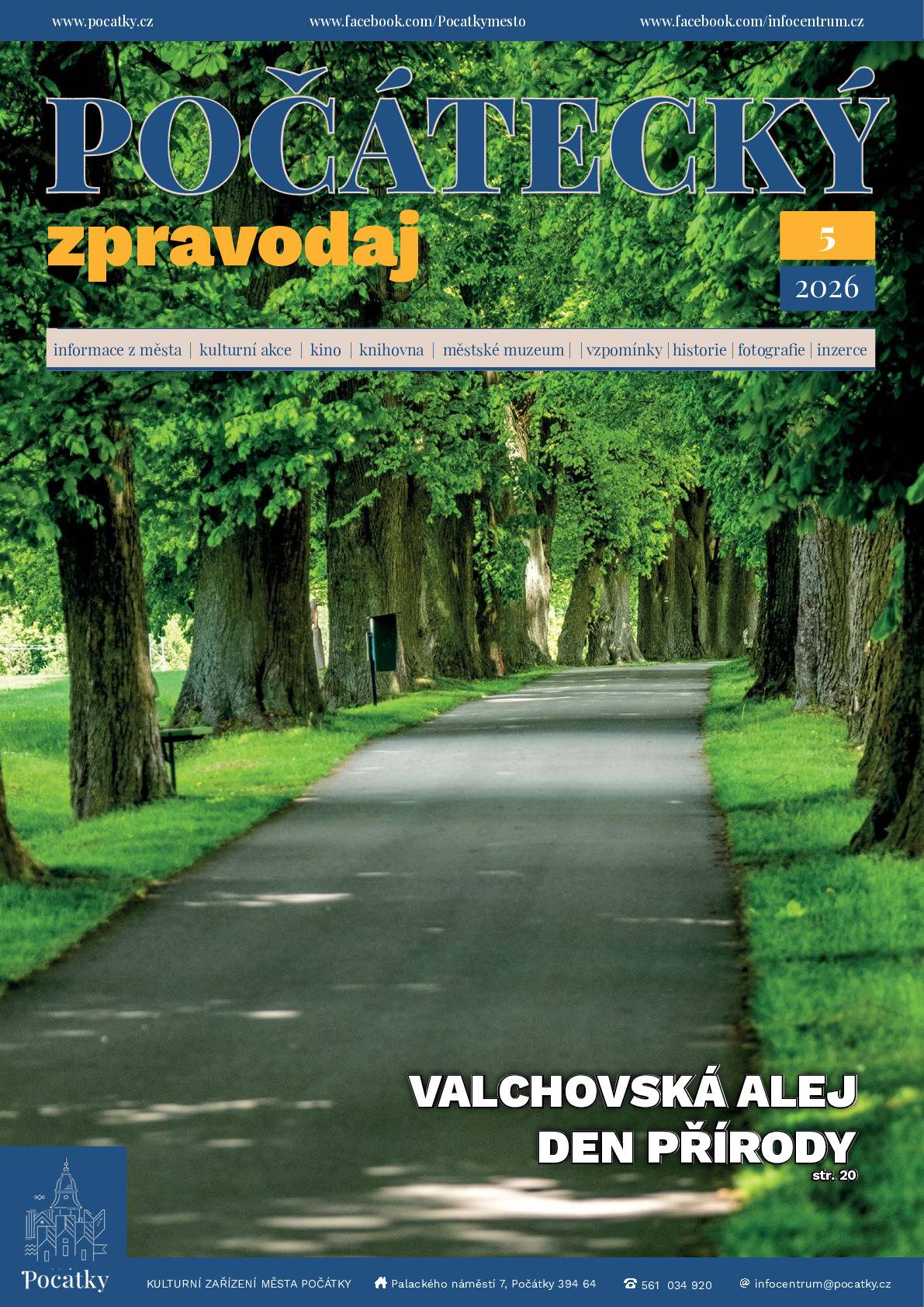 Přečtěte si poslední číslo Počáteckého zpravodaje ...