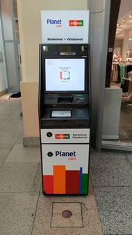 ATM Planet Cash v obchodním centru Palladium, náměstí Republiky 1079/1a, Praha 1 (01. 04. 2026)