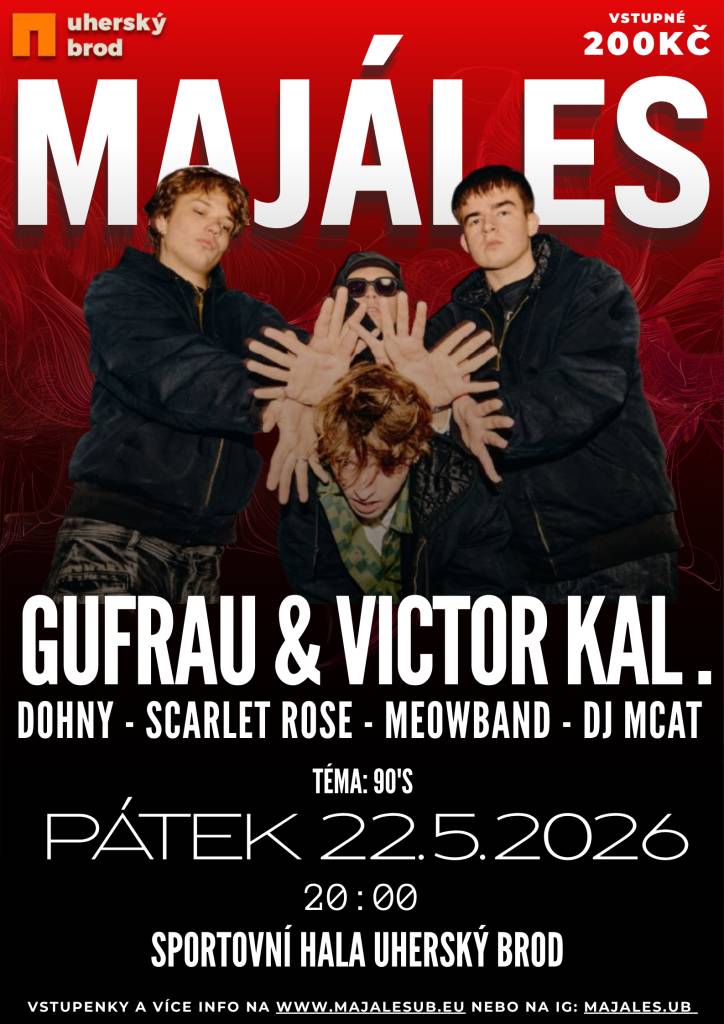 Pořadatelé zvou na Majáles Uh.Brod, který se koná 22.5.2026.