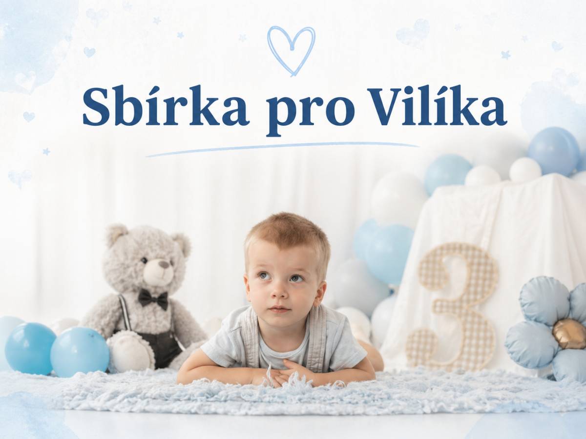 V rámci obecní slavnosti v Jistebníku bude probíhat dobročinná podpora rodiny Drábkovy, jejíž syn Vilík se potýká se vzácným genetickým onemocněním.