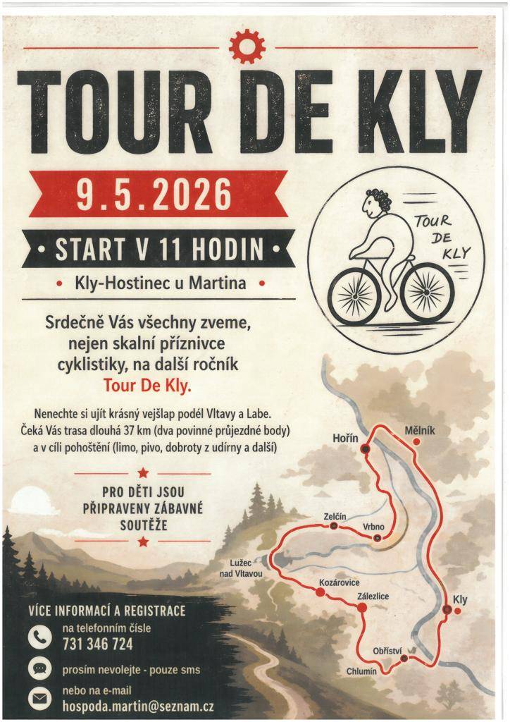 Pozvánka na Tour de Kly