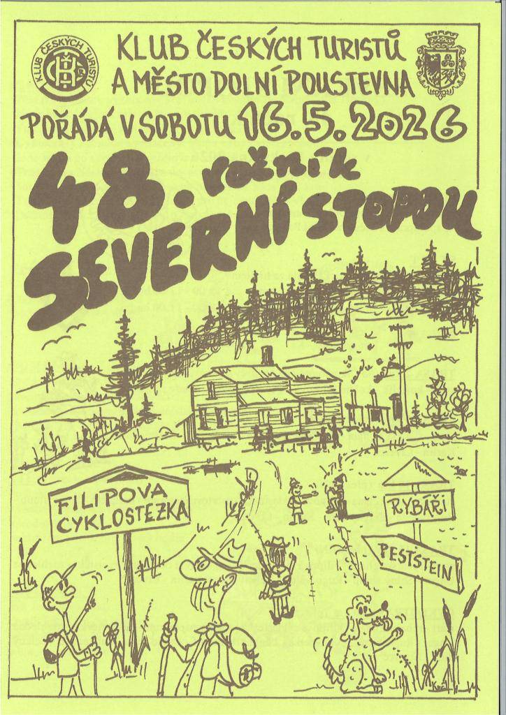 Připravte se na 48. ročník turistického pochodu Severní stopou, který se koná v sobotu 16. května 2026.  Tato akce nabízí skvělou příležitost pro milovníky přírody a sportu.