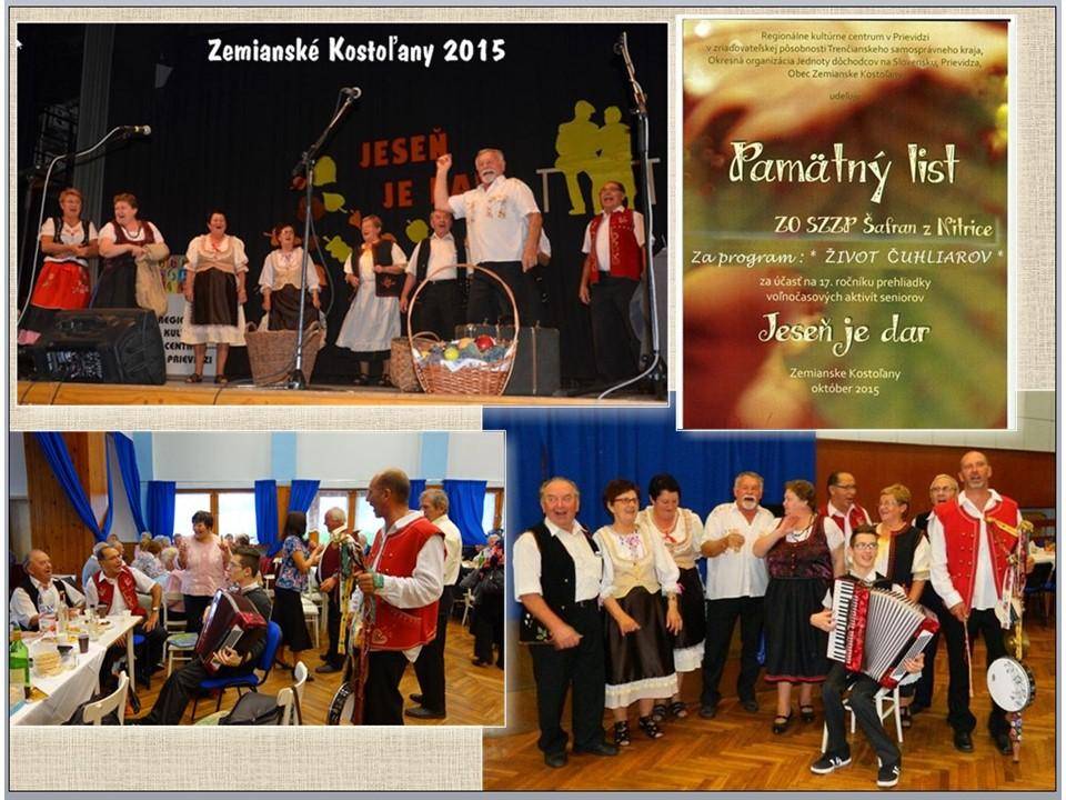 Vystúpenia v roku 2015