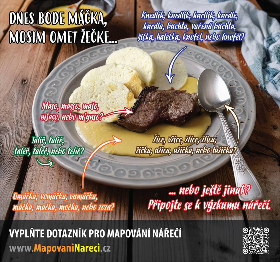 Ústav pro jazyk český AV ČR, dialektologické oddělení provádělo v naší obci nářeční výzkum po 50 letech. I vy sami se můžete zapojit do výzkumu. Bližší informace na www.MapovaniNareci.cz