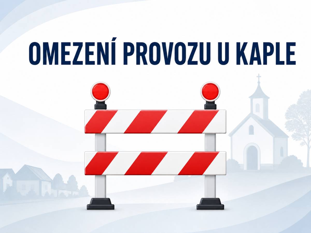 V neděli 3. 5. 2026 bude v souvislosti s přípravou přehlídky vojenské techniky omezen provoz v části ulice U Kaple.