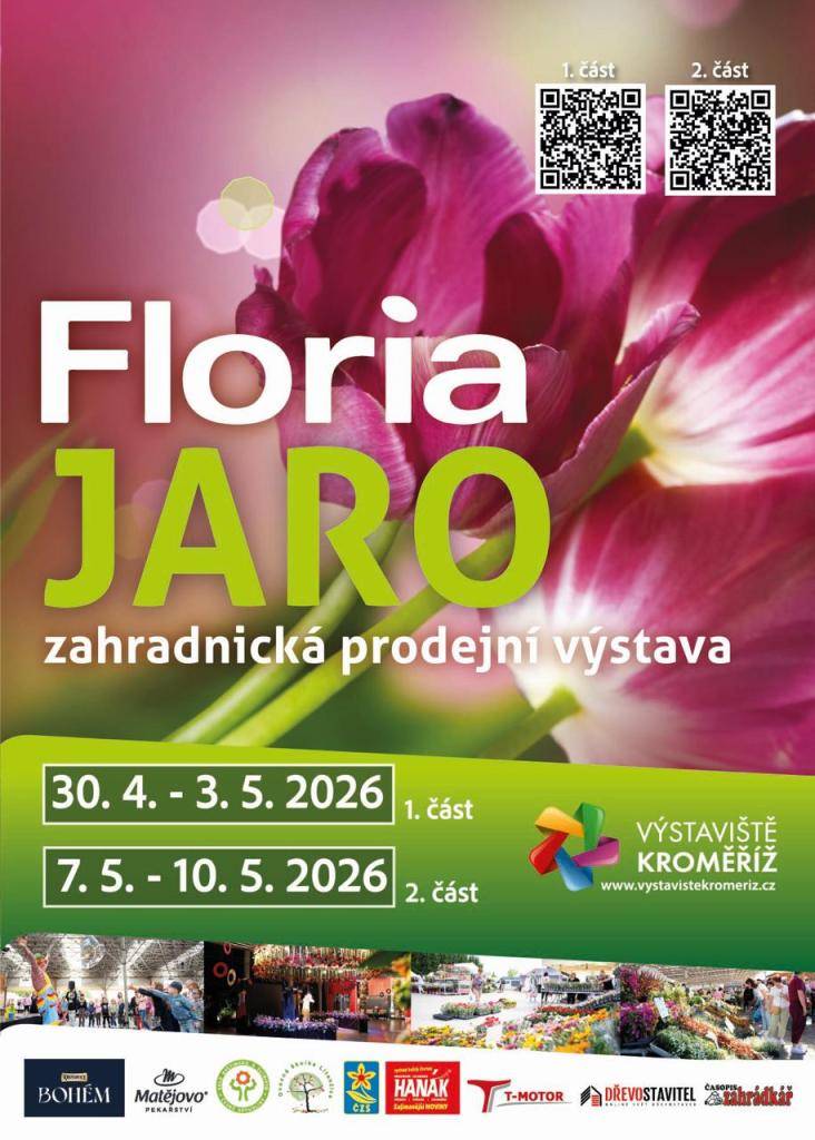 Výstaviště Kroměříž zve na zahradnickou prodejní výstavu