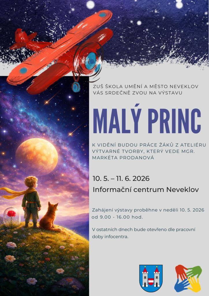 Výstava výtvarných prací dětí ZUŠ v infocentru.