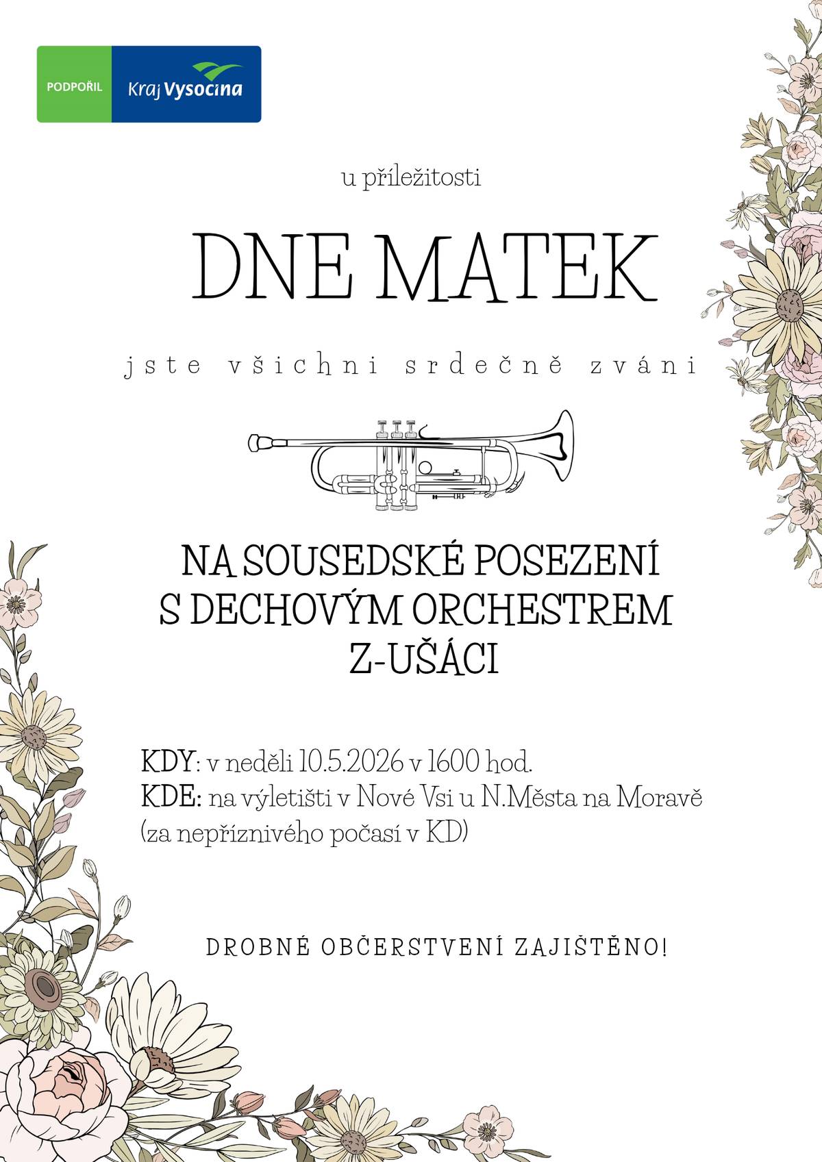 Dobrý den, níže Pozvánka