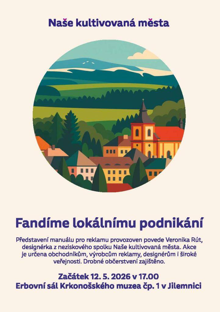 Město Jilemnice dokončilo Manuál dobré praxe reklamy, který přináší doporučení, jak citlivě a kvalitně umisťovat reklamní prvky ve veřejném prostoru.  Cílem je, aby reklama ve městě byla přehledná, funkční a zároveň respektovala charakter Jilemnice.