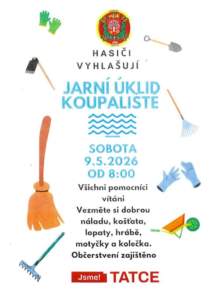 jarní úklid koupaliště