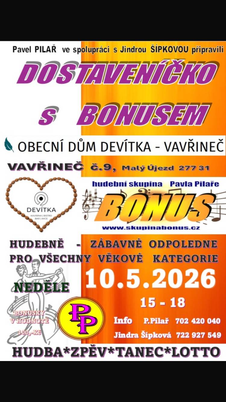 Dostaveníčko s BONUSEM
