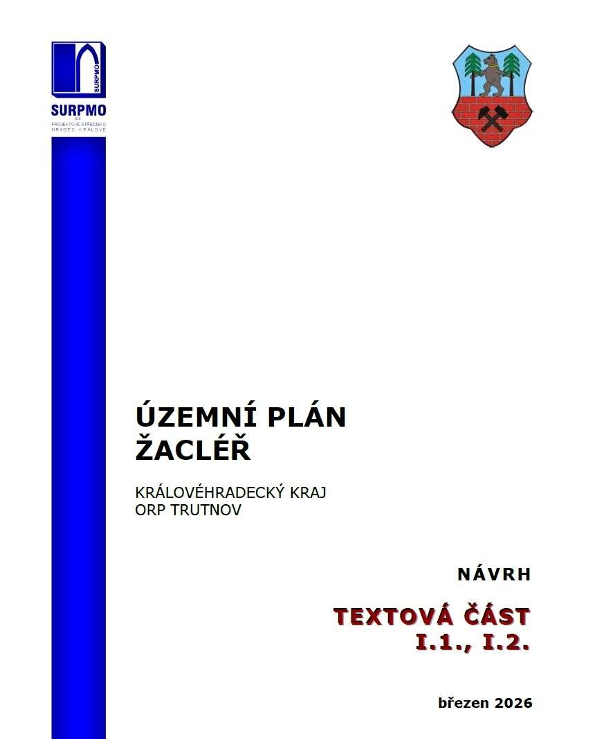 Městský úřad v Trutnově (dále jen „pořizovatel“), jako úřad územního plánování oznamuje konání veřejného projednání o návrhu Územního plánu Žacléř. Veřejné projednání se uskuteční: v pondělí 8. června od 15:00 v zasedací místnosti Městského úřadu v Žacléři, Rýchorské náměstí čp. 181, 542 01 Žacléř. Návrh je v souladu s § 93 odst. 5 písm. c) a  v souladu s § 96 stavebního zákona ode dne oznámení vystaven k veřejnému nahlédnutí na stránkách města Trutnov www.trutnov.cz v sekci úřední deska, dále na stránkách https://upd.trutnov.cz/upd/d/zacler/ pod složkou pořizovaná ÚPD a rovněž je v souladu s § 93 odst. 5 písm. a) stavebního zákona zveřejněn v Národním geoportálu územního plánování na adrese: https://uzemniplanovani.gov.cz/dokumenty-uzemniho-planovani pod názvem Žacléř (Okres Trutnov). Každý může v souladu s § 97 odst. 1 stavebního zákona do 15 dnů ode dne konání veřejného projednání uplatnit k návrhu  a k vyhodnocení vlivů písemně své připomínky, viz Veřejná vyhláška v příloze.
