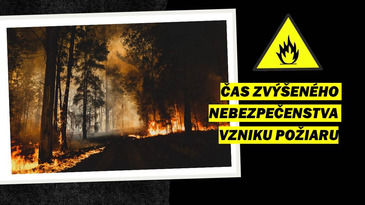 Dňa 05.05.2026 bolo vyhlásené zvýšené nebezpečenstvo vzniku požiaru od 12:00 hod. až do odvolania.