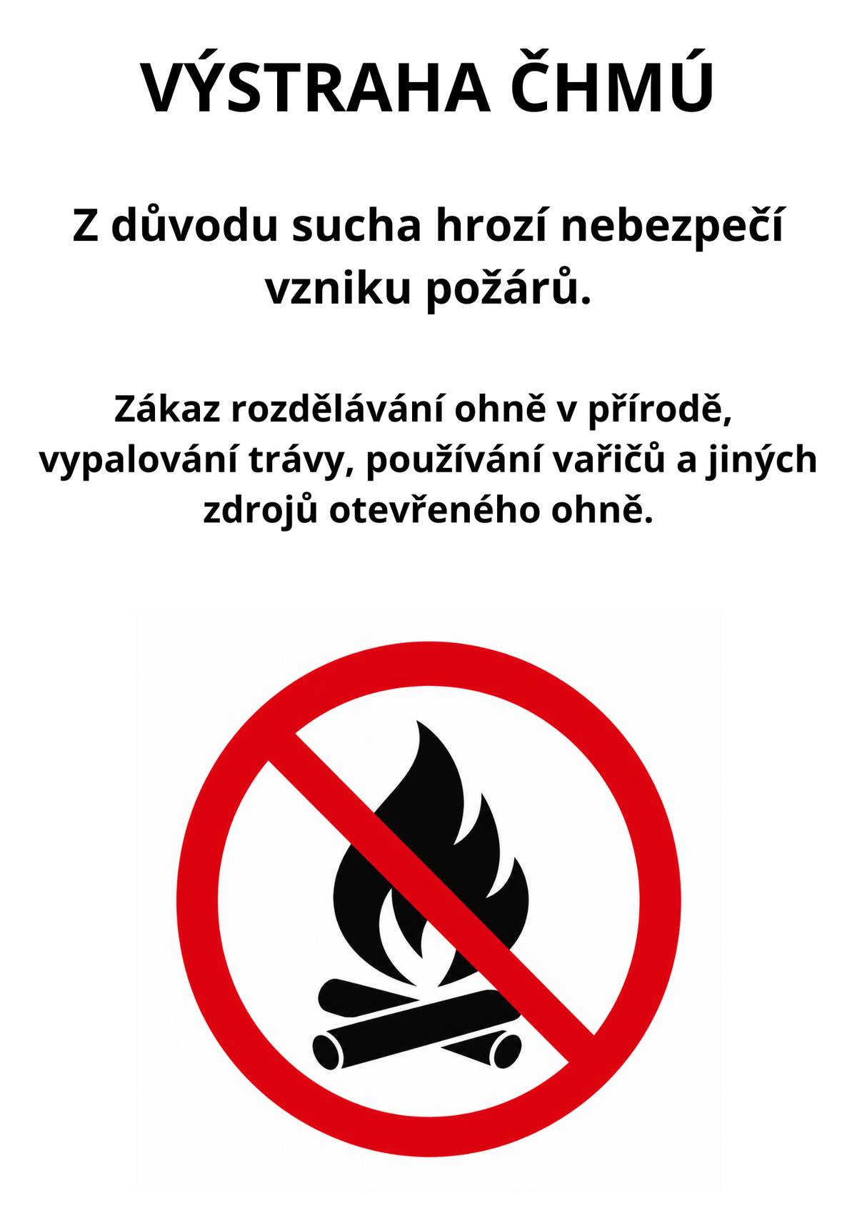 VÝSTRAHA ČHMÚ