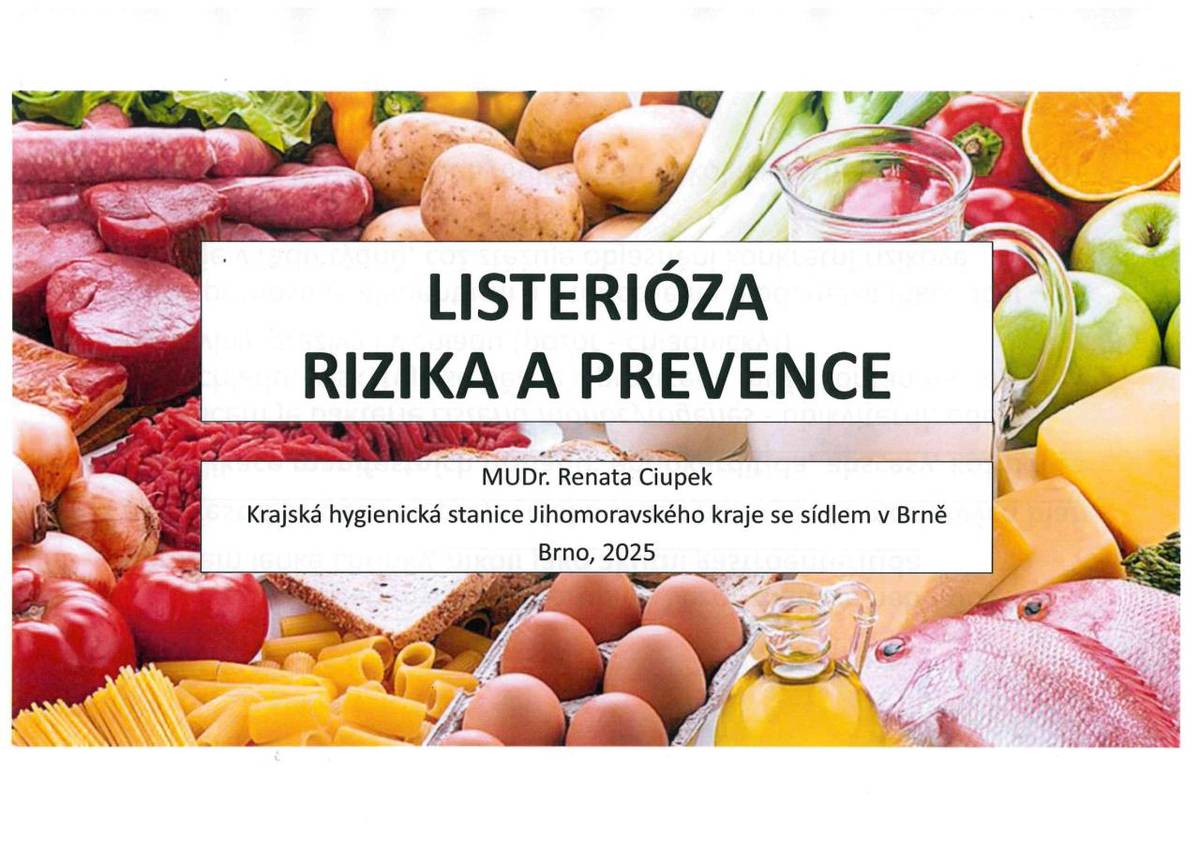 Listerióza - rizika a prevence