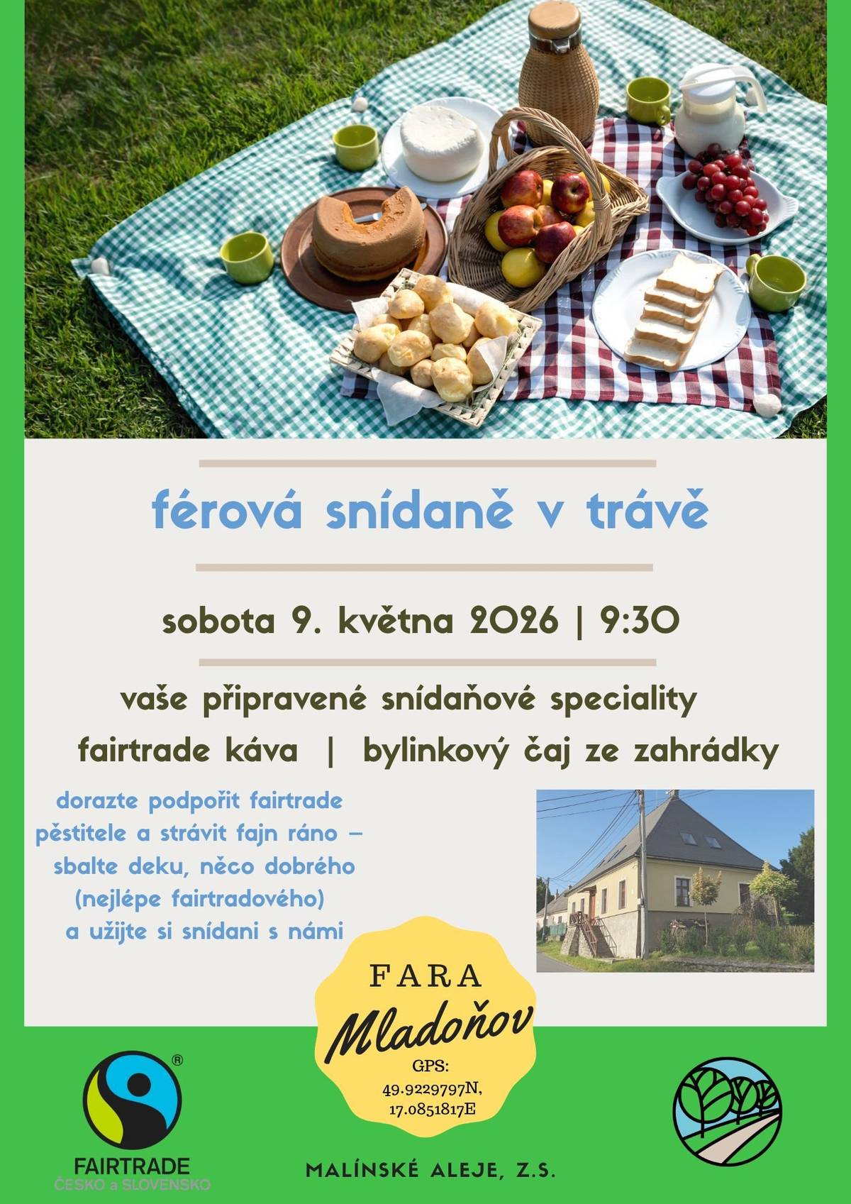 sobota 9. května 2026 v 9:30 u Fary v Mladoňově