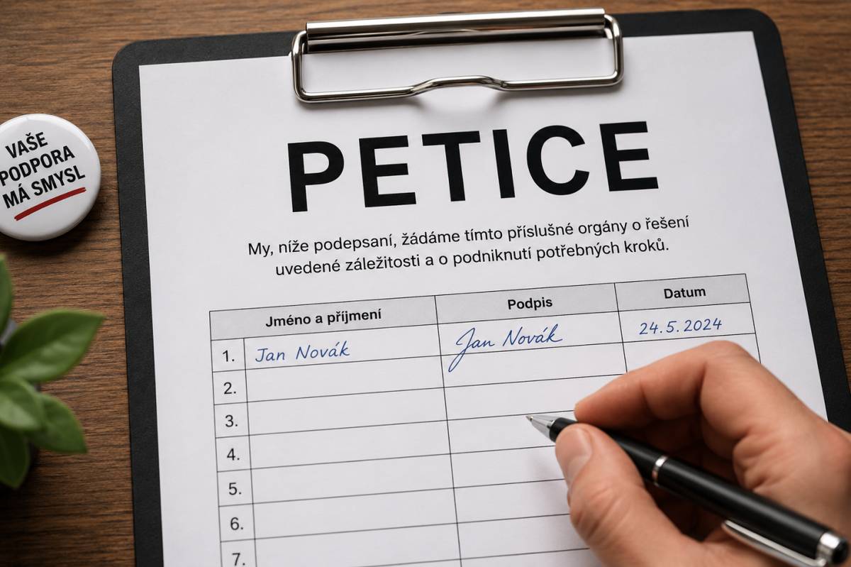 Do pátku 15.5.2026 je možné se na podatelně MÚ Nepomuk a v Informačním centru Nepomuk zapojit do petiční kampaně.
