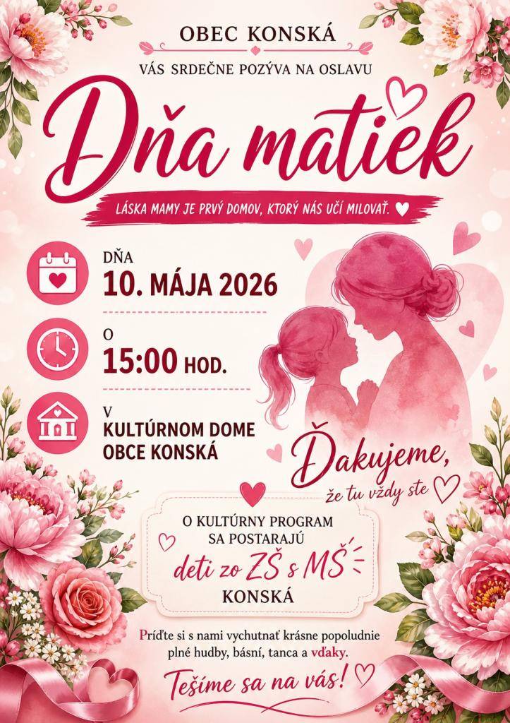 Blíži sa Deň matiek…  Možno nie je o veľkých slovách ani daroch. Možno je najviac o tichých momentoch, o spomienkach na detstvo, o pocite bezpečia, ktorý nám dala mama – a ktorý si v sebe nesieme celý život.