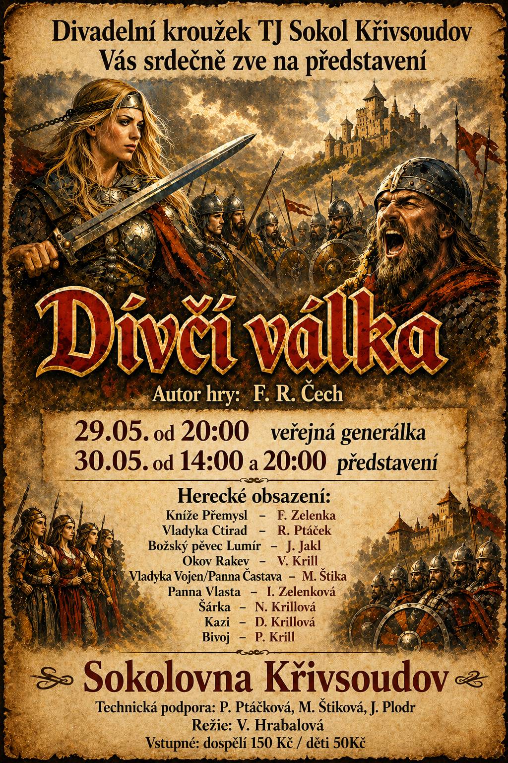 Vás srdečně zve na představení