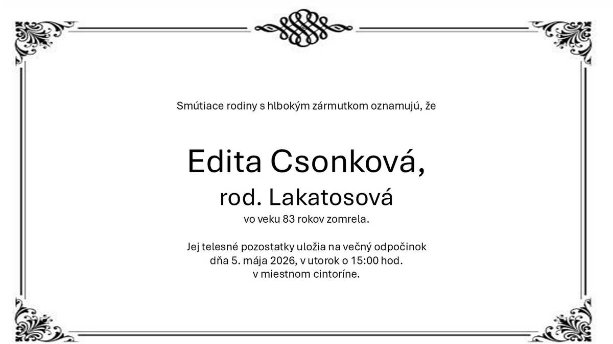 zverejnené so súhlasom rodiny