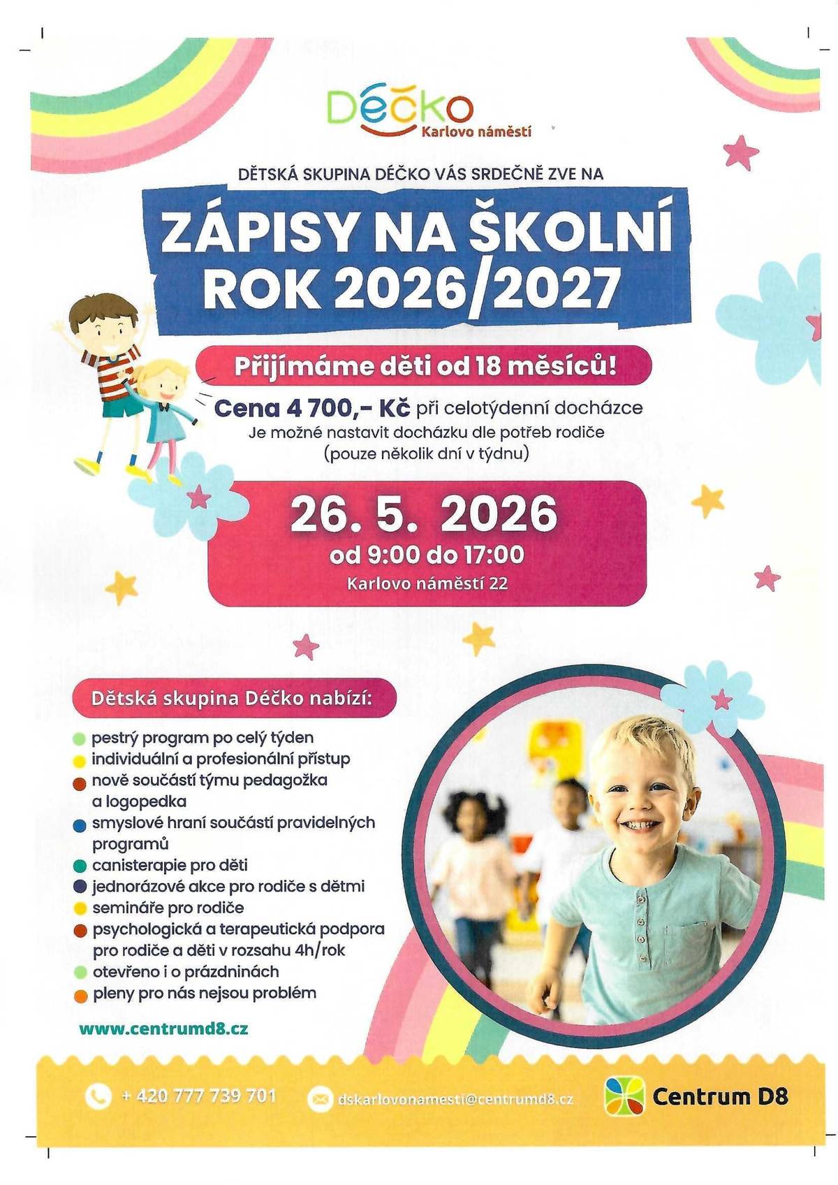 NABÍDKA CENTRUM D8