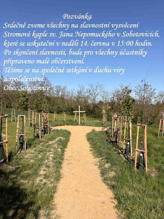 Vysvěcení Stromové kaple v Sobotovicích