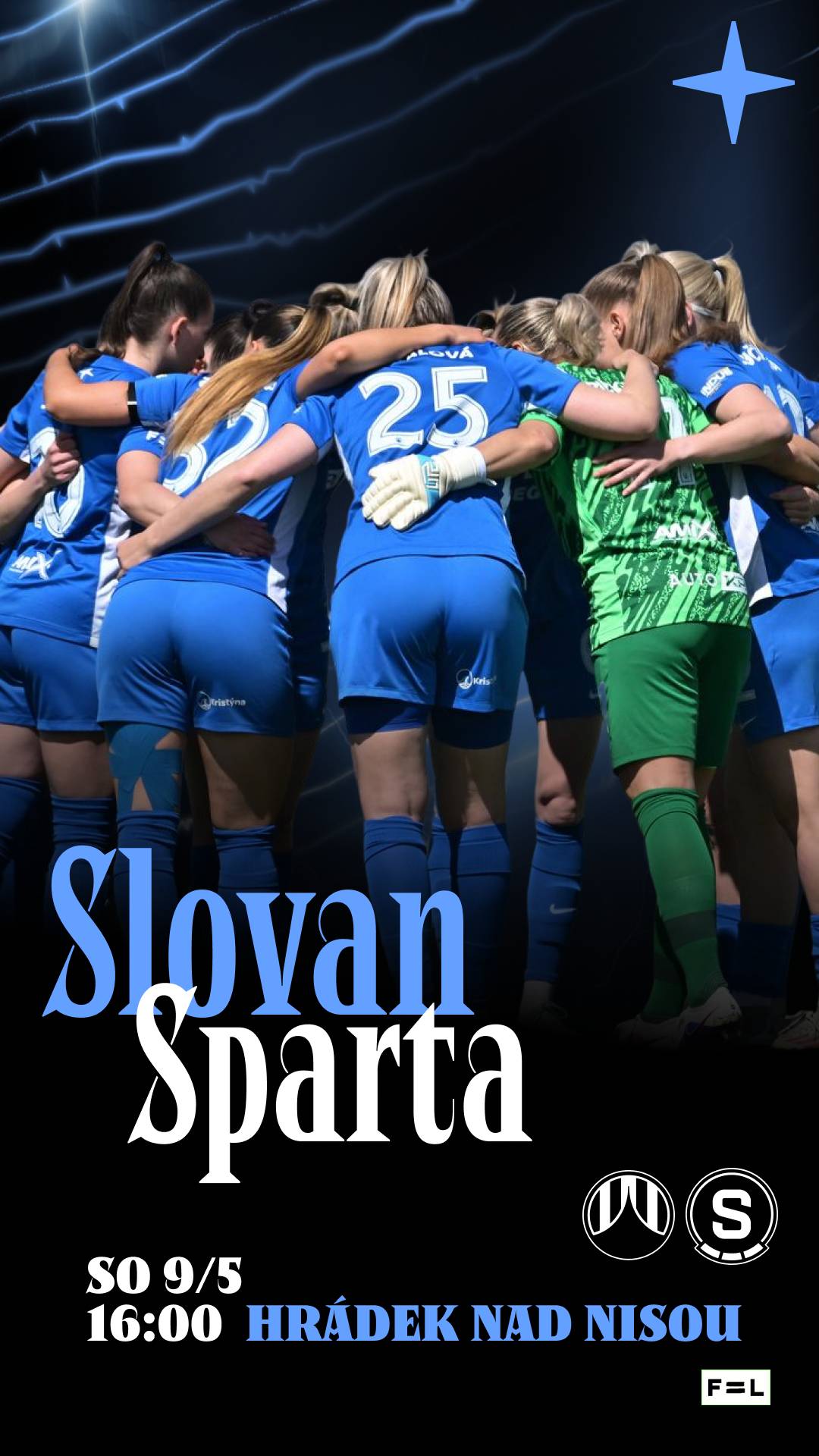 Nadstavbová skupina o titul vstupuje do své druhé poloviny a fotbalistky Slovanu se vrátí do domácího prostředí. V rámci 4. kola přivítají v sobotu na stadionu v Hrádku nad Nisou aktuálního lídra tabulky – pražskou Spartu. Utkání startuje v 16 hodin. Podaří se svěřenkyním trenéra Kaisera na domácí trávě favoritky zaskočit? Informace pro fanoušky: Čtvrté kolo nadstavbové části odehrají liberecké fotbalistky na přírodní trávě v Hrádku nad Nisou, a to v sobotu 9. května od 16:00. Z utkání poběží tradiční přímý přenos na kanálu ČT sport Plus a na klubovém webu po dohrání zápasu naleznete reportáž i s ohlasy trenéra. Preview k utkání: AC Sparta Praha má v nadstavbě zatím bilanci dvou výher a jedné porážky. Se Slovanem si Sparťanky poradily jednoznačně 7:0, ale v následujícím utkání proti Slavii zaváhaly. V důležitém derby prohrály 0:2 a daly Slavii přeci jen naději v boji o titul. V minulém ligovém utkání v Uherském Hradišti již byly pražské hráčky znovu nekompromisní a zvítězily 4:1. V tabulce tedy mají stále velmi slušný náskok pěti bodů a v případě výhry nad Libercem se mohou výrazně přiblížit vytoužené trofeji. I Slovaňačky mají stále obrovskou motivaci, a to v boji o třetí místo zaručující kvalifikaci do Evropského poháru UEFA žen. Přestože v nadstavbě svěřenkyně trenéra Kaisera na ani jeden z pražských celků nestačily, dokázaly zvládnout veledůležité utkání proti Slovácku, které doma porazily 2:1. Právě díky dosavadnímu zisku tří bodů ztrácejí aktuálně na třetí příčku pouze jeden bod. Hlavní nebezpečí Sparty bude jednoznačně pramenit z útočné síly. Vždyť hned tři hráčky z pražského týmu již v sezoně dosáhly mety deseti branek. Nejlépe je na tom osmnáctiletá Denisa Rancová, která jich má na kontě třináct. Pro porovnání, nejlepší střelkyně Liberce, Denisa Skalová, vsítila gólů šest a v tabulce střelkyň jí patří dělené osmé místo. Z posledních vzájemných utkání vychází lépe Sparta, Slovaňačky naposledy se soupeřem bodovaly v osmém ligovém kole sezony 2023/24, kdy remizovaly 0:0. Jak dopadne vzájemný souboj tentokrát?