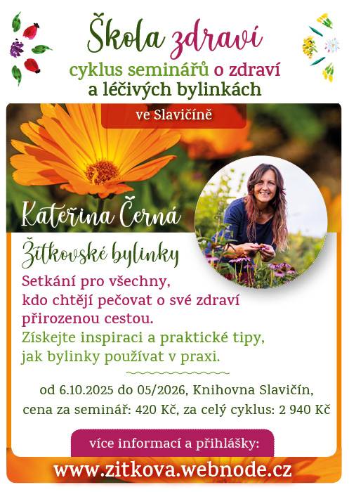 Cyklus seminářů o zdraví a léčivých bylinkách ve Slavičíně