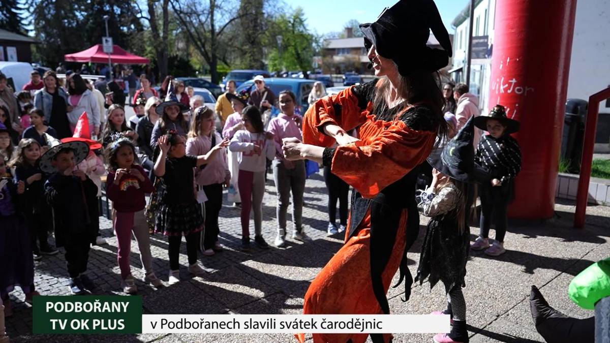 Aktuální videoreportáž z produkce TV OKplus Žatec byla právě zveřejněna na YouTube kanálu města Podbořany. Reportáž je z oslav svátku čarodějnic v Podbořanech.