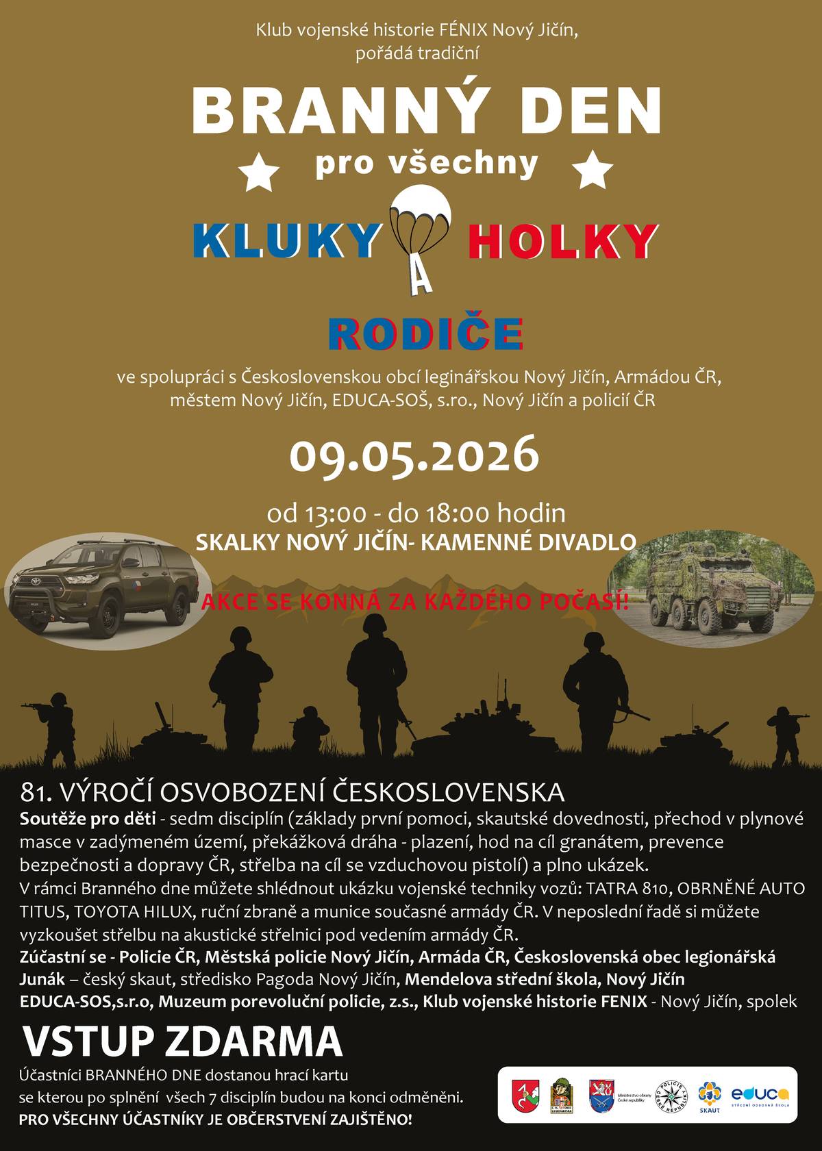 Pozvánka na tradiční "Branný den"