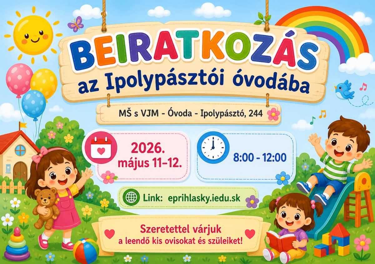 Zápis do materskej školy- Beiratkozás az óvodába