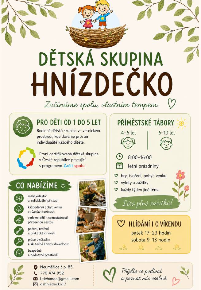 Dětská skupina Hnízdečko