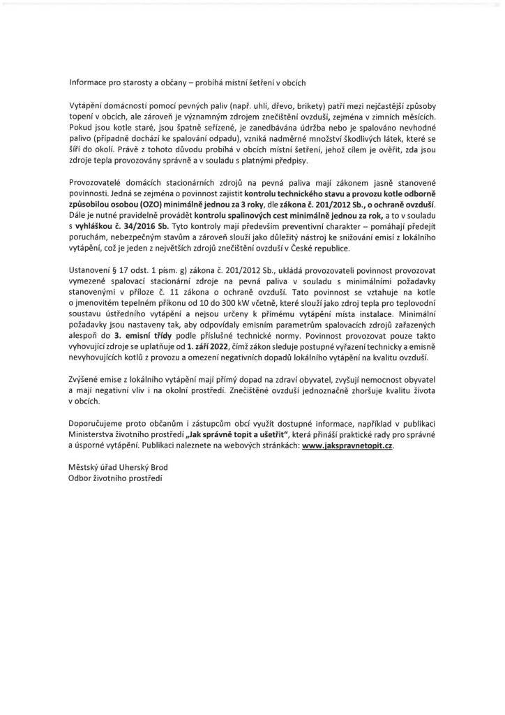 Vytápění domácností pomocí pevných paliv - informace