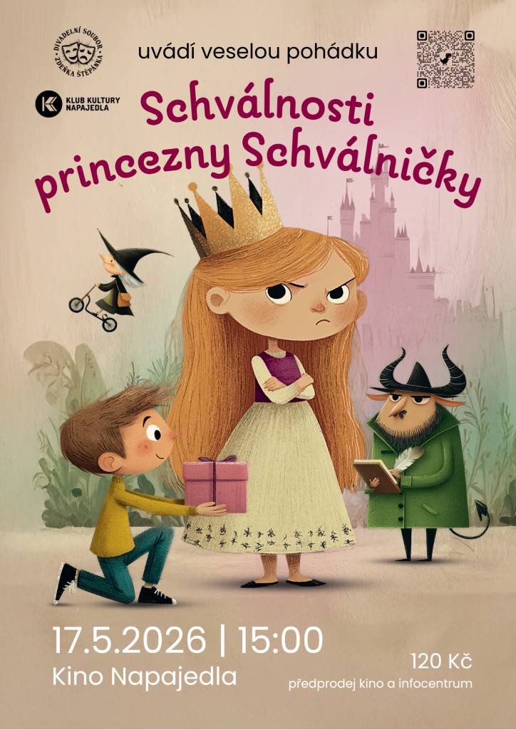 Veselá pohádka v kině Napajedla 17.5.2026 v 15:00 hod
