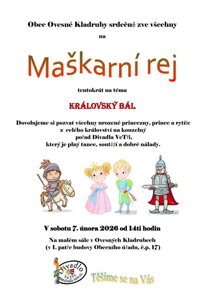Maškarní rej v Ovesných Kladrubech