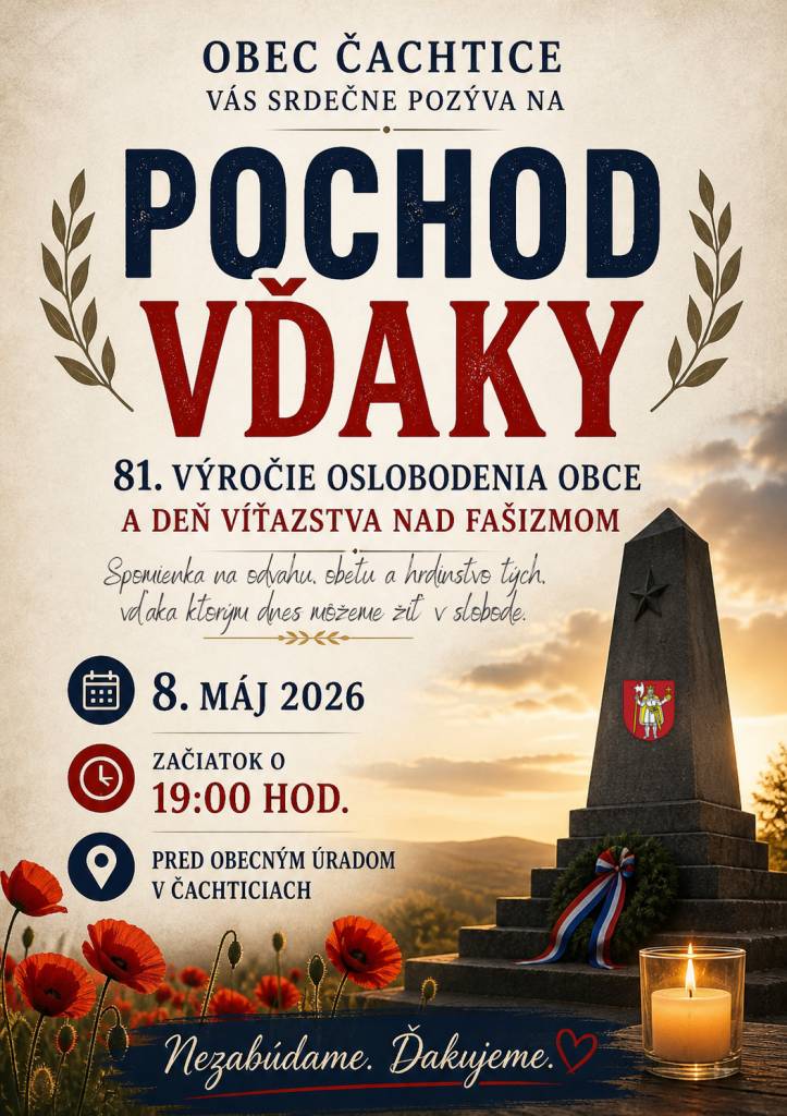 Pochod vďaky k pomníku padlých bojovníkov