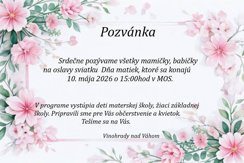 pozvánka