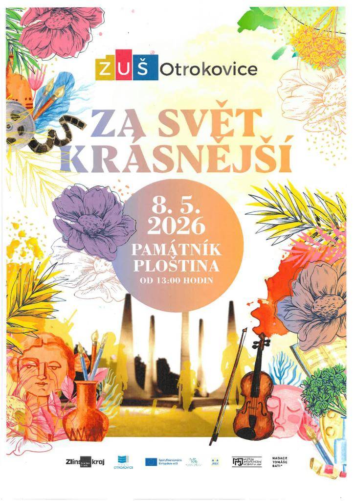 8.5.2026, 13:00, Památník Ploština, koncert ZUŠ Otrokovice