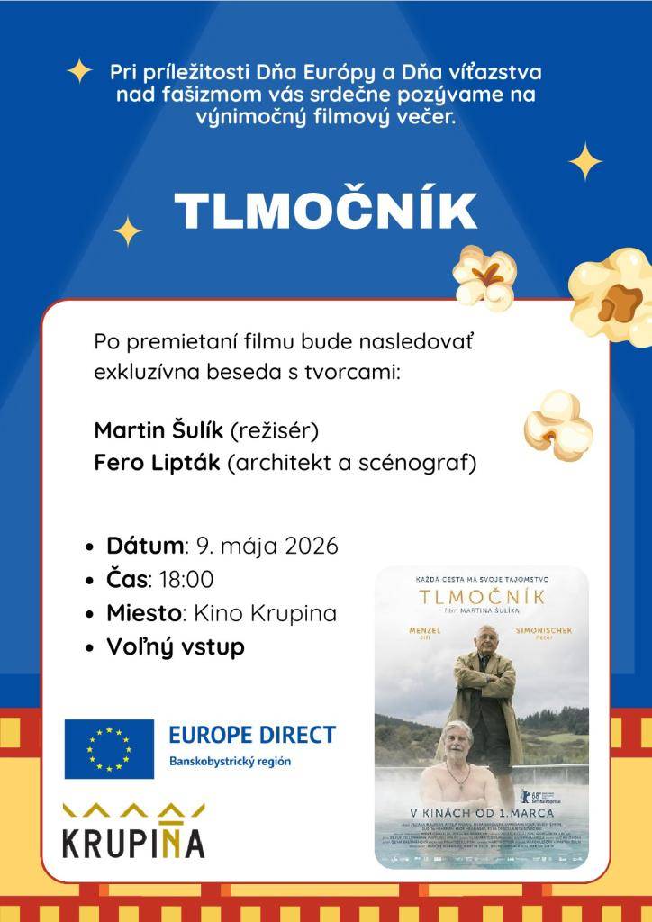 9. mája 2026   o 18:00 hod.   v Kine Krupina